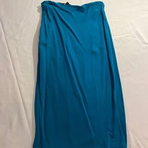 Express:  Pencil Skirt - Bright Blue — Size 4